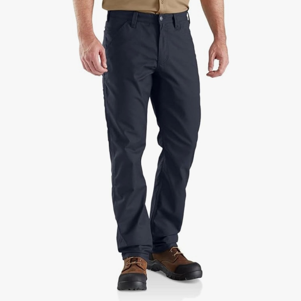 Carhartt Men's Navy Relaxed Fit Straight Leg Cotton-blend Pants - 40x32 38x32